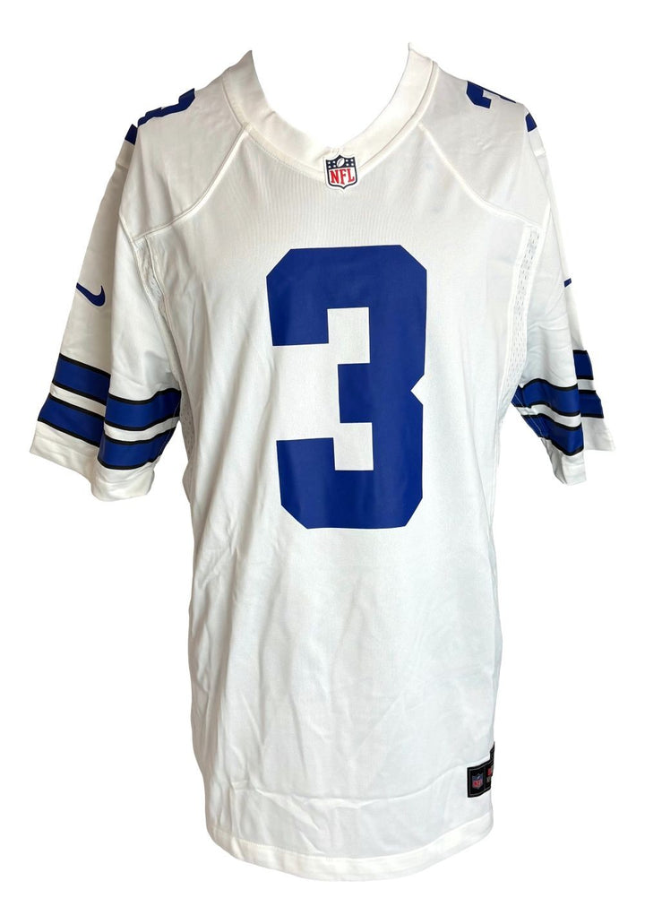 George Pickens Signed Dallas Cowboys White Nike Game Replica Jersey JSA QR