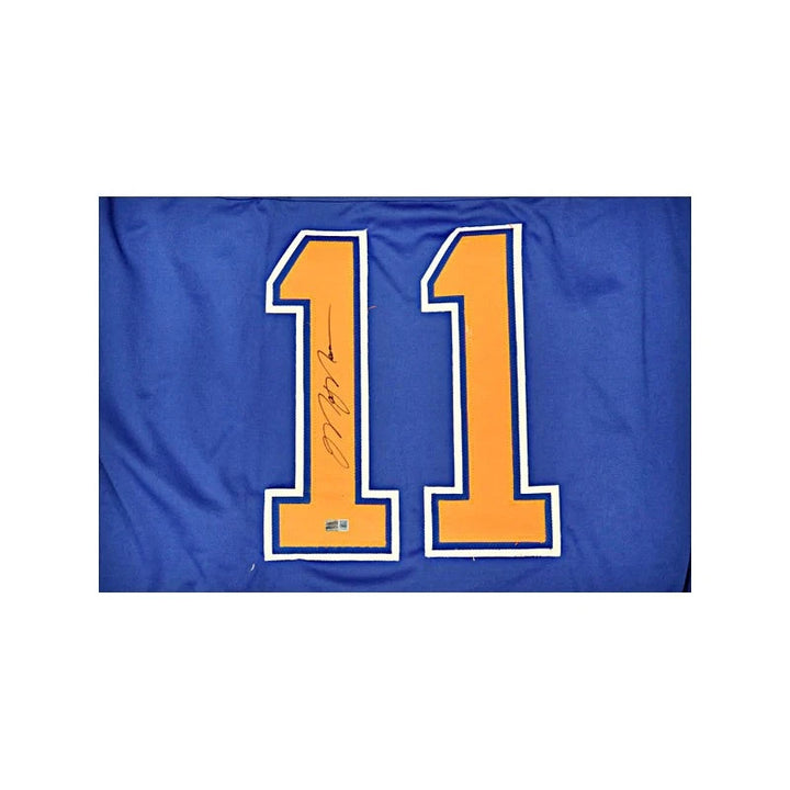 Mark Messier Edmonton Oilers Autographed Custom Blue Jersey (CX Auth)