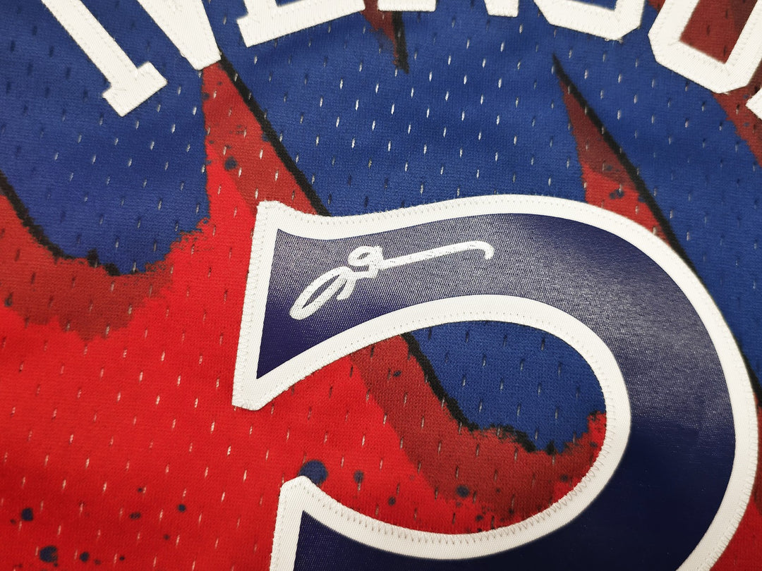Allen Iverson Signed Mitchell & Ness 1996-97 Jersey "The Answer" Beckett 253250