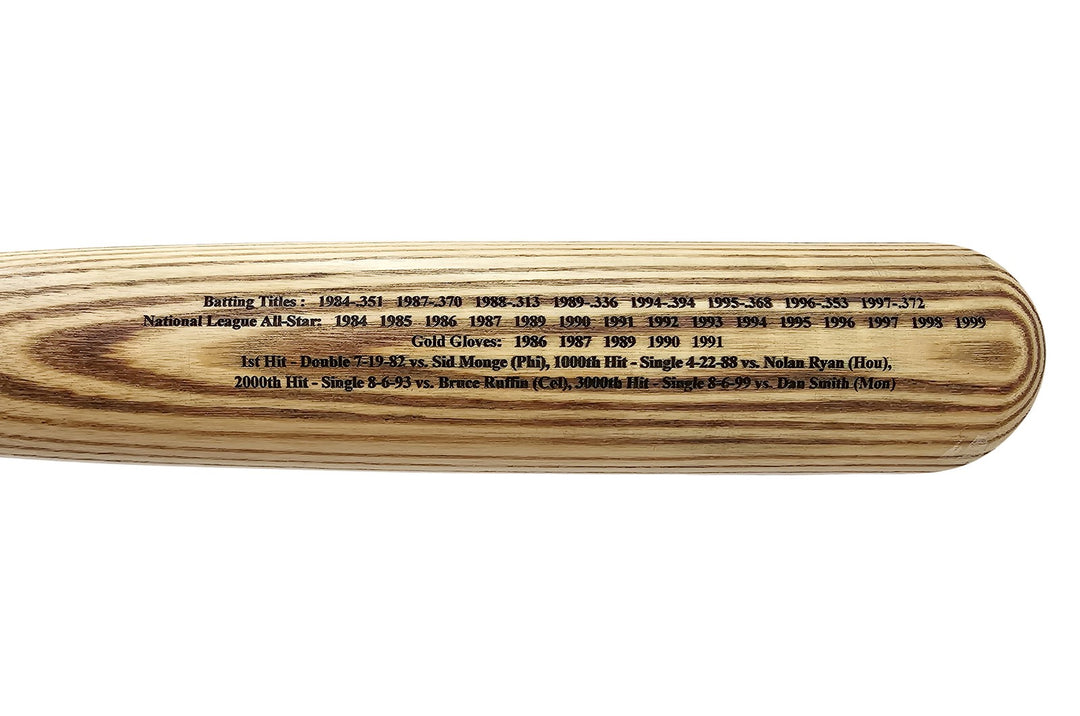 Tony Gwynn Signed Blonde L Slugger 3000th Hit Bat Padres #/3000 Beckett