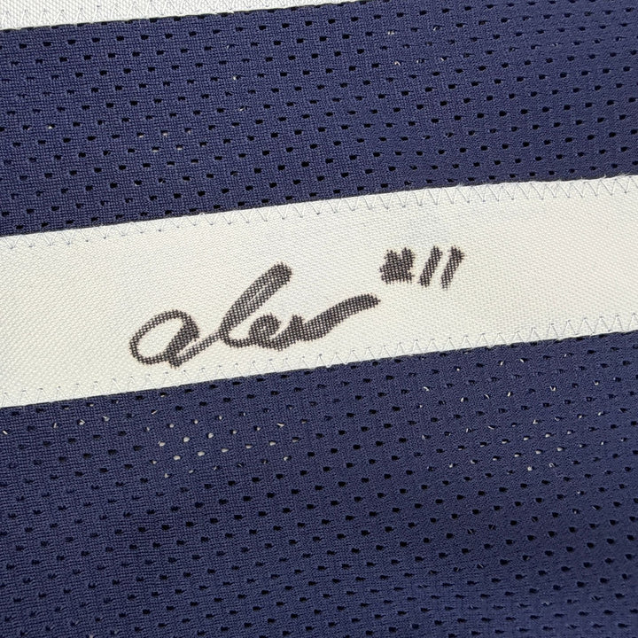 Autographed/Signed Alex Karaban UConn Connecticut Blue Jersey Beckett BAS COA