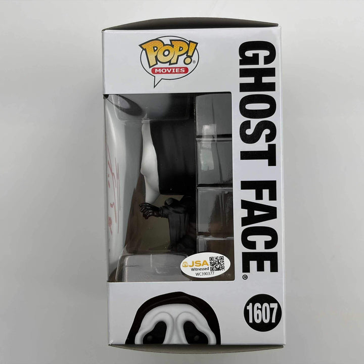 Autographed/Signed Matthew Lillard Stu Ghostface Scream Funko Pop #1607 JSA COA