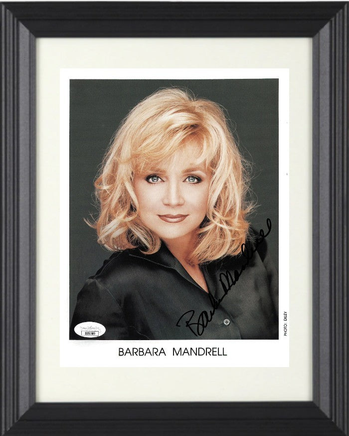 Barbara Mandrell signed 8x10 Photo Framed- JSA #SS51589 (Country Music Singer)