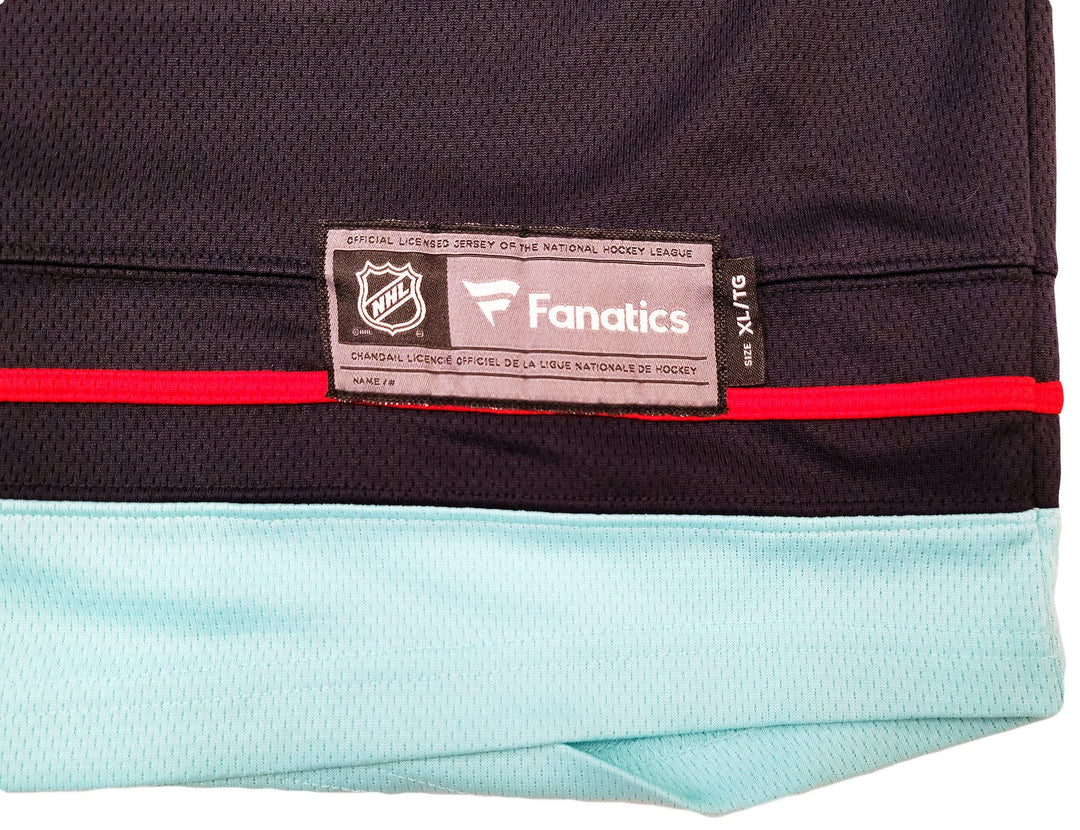 Kraken Ryan Donato Auto Blue Fanatics Jersey XL Inaugural Season Patch Fanatics