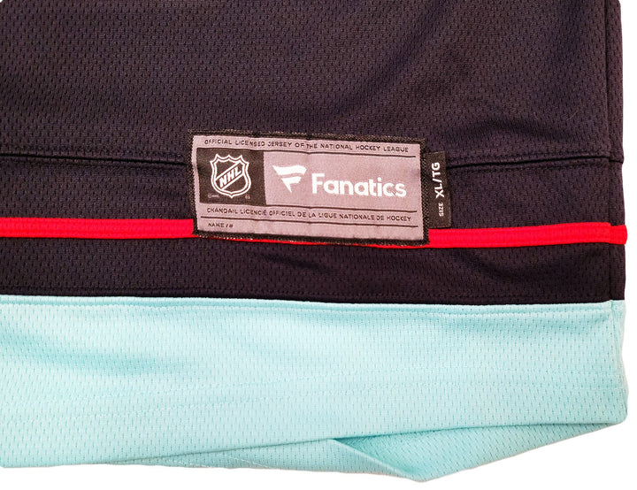 Kraken Ryan Donato Auto Blue Fanatics Jersey XL Inaugural Season Patch Fanatics