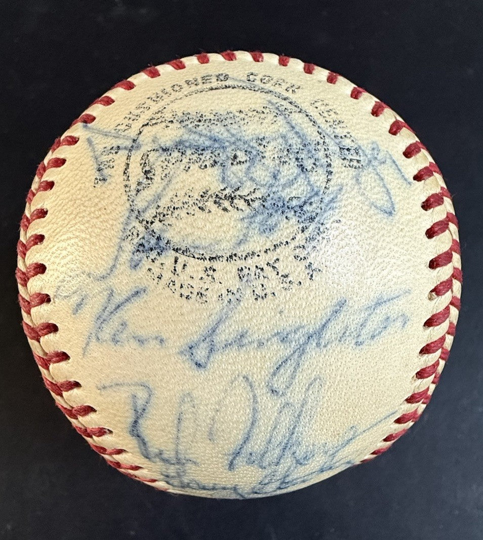 1970 Ny Mets Team Signed Baseball Nolan Ryan Tom Seaver Gil Hodges Berra PSA COA