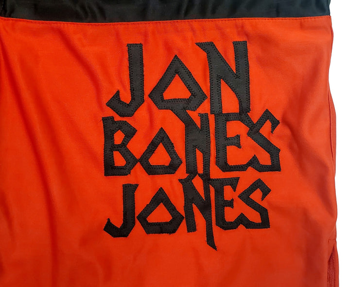 Jon Bones Jones Signed Red Boxing Trunks Beckett BAS