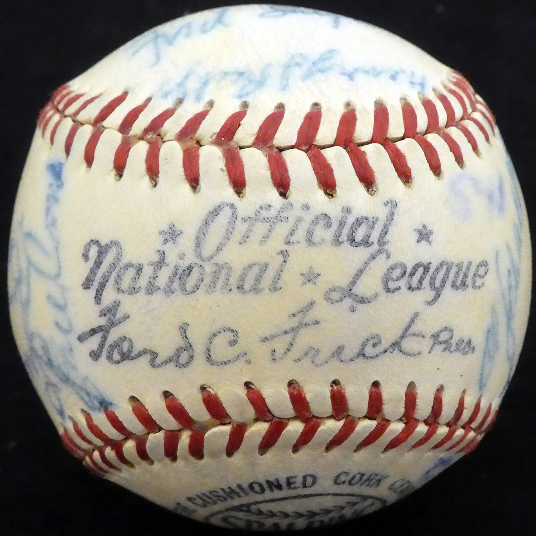 1950 Spring Training Signed NL Baseball With 21 Total Signatures Stan Musial