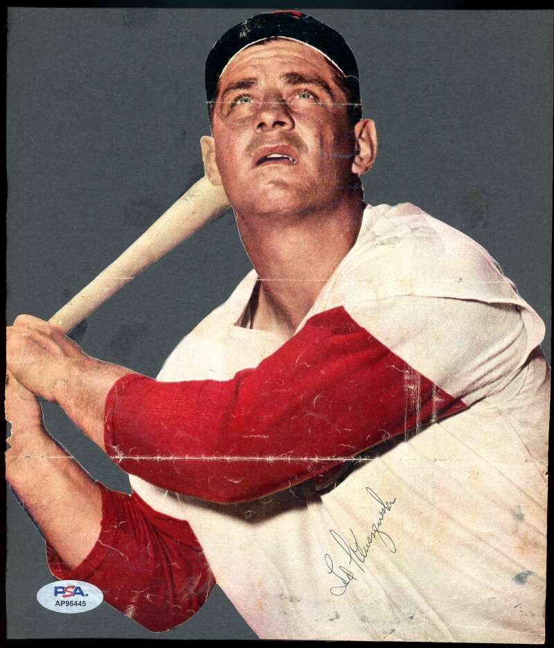 Ted Kluszewski PSA DNA Signed 8x10 Photo Autographed Reds