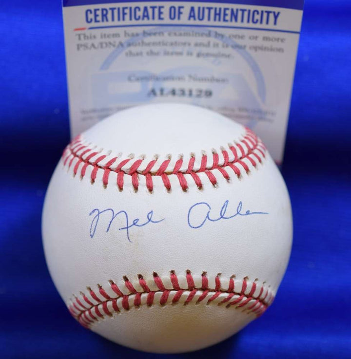 Mel Allen PSA DNA Autograph American League Signed Baseball