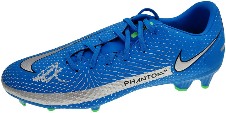 Mason Mount Signed Blue Nike Phantom Cleat Shoe Chelsea F.C. Size 9.5 Beckett