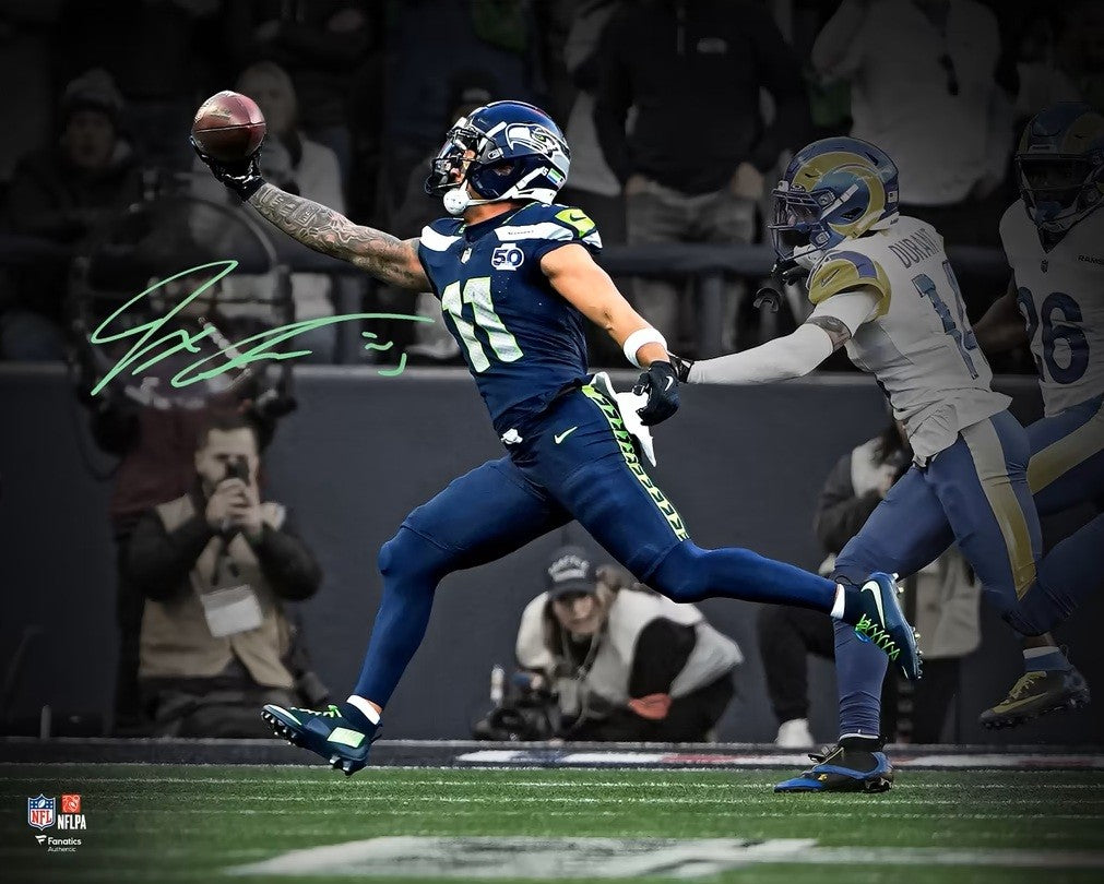 Jaxon Smith-Njigba Signed 16x20 Seattle Seahawks Catch Photo Fanatics