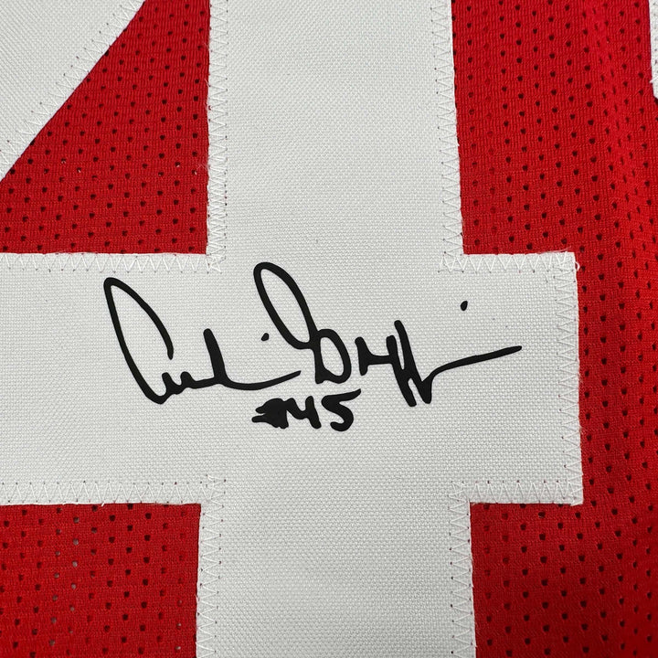 Facsimile Autographed Archie Griffin Ohio State Red Reprint Jersey Size Men's XL