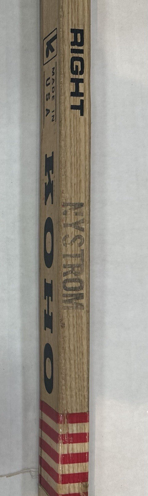 Bobby Nystrom Game Used Koho 221 Custom Pro Model Stick 1977 Islanders CBM COA
