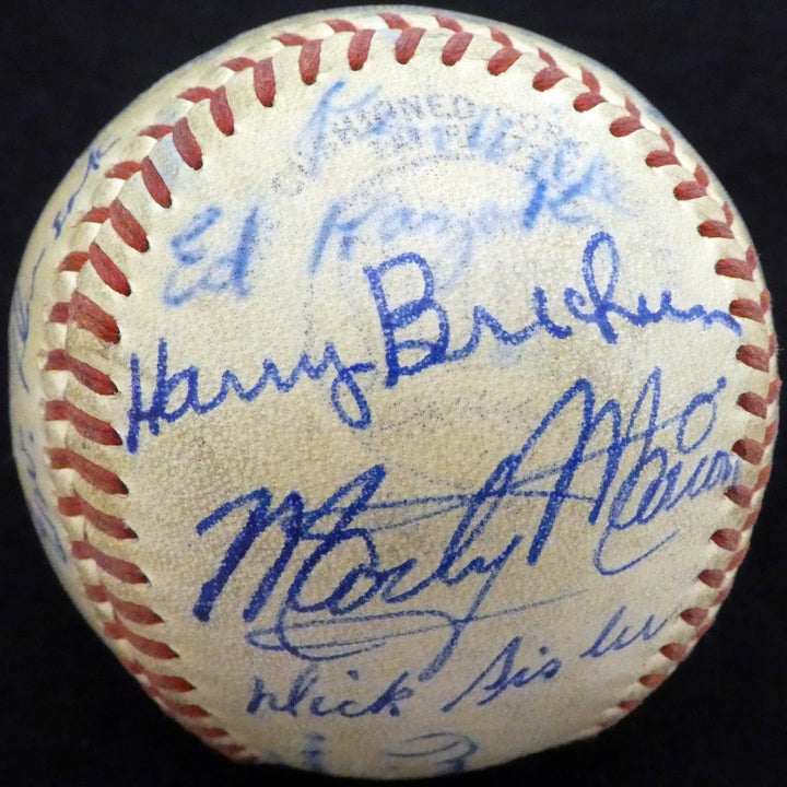 1950 Spring Training Signed NL Baseball With 24 Total Signatures Stan Musial