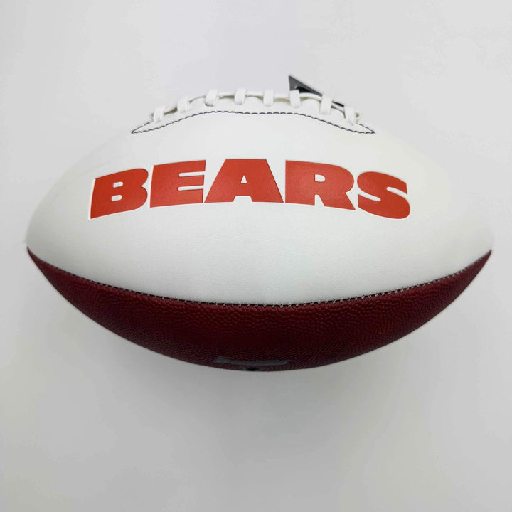 Autographed/Signed Devin Hester Chicago Bears Full Size White Panel Logo JSA COA