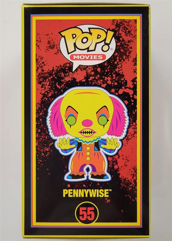 Tim Curry signed Pennywise IT Blacklight Funko Pop! 55 autograph ~ JSA