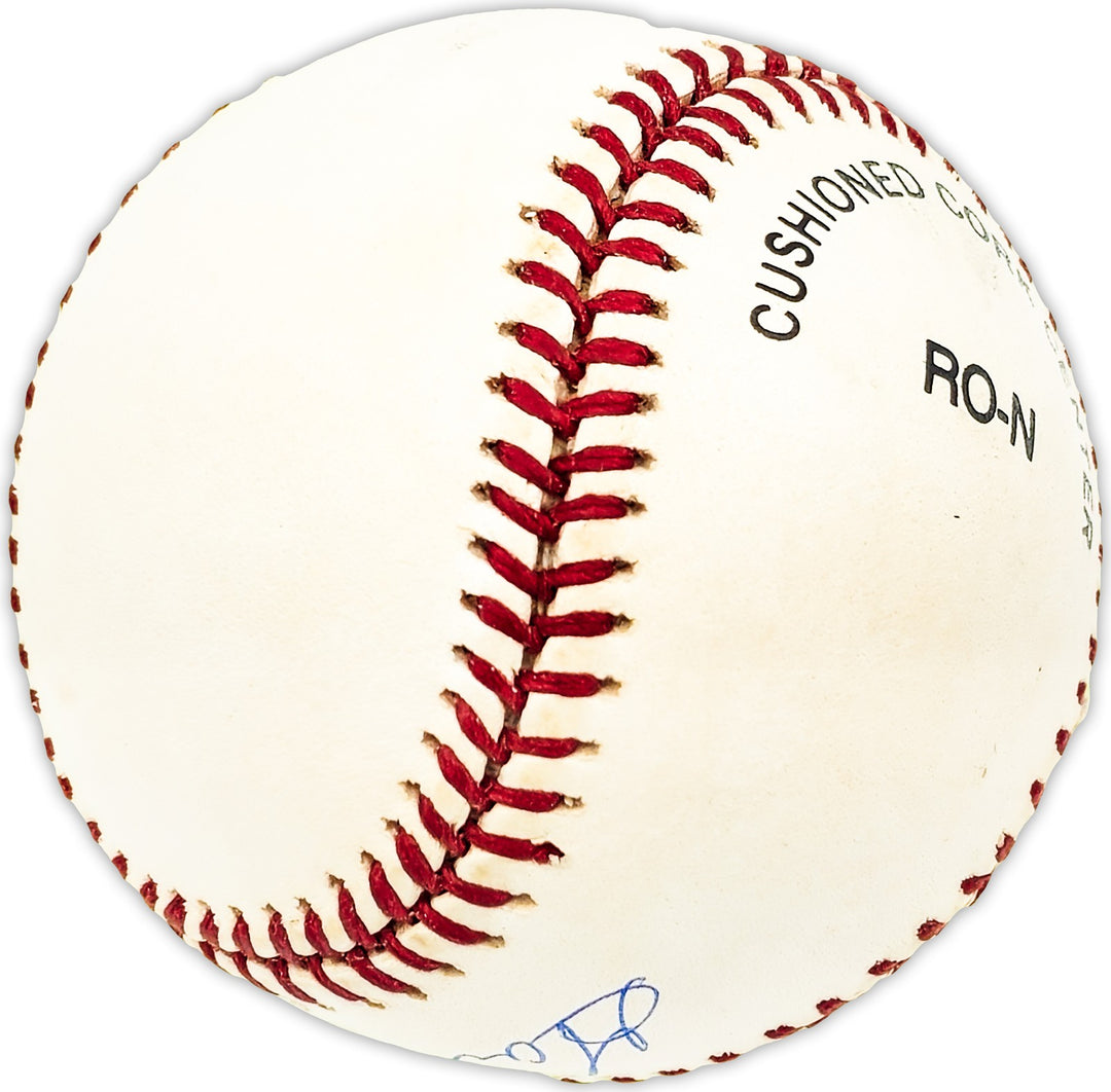 Gail Harris Signed Official NL Baseball New York Giants Beckett BAS QR #BM25167