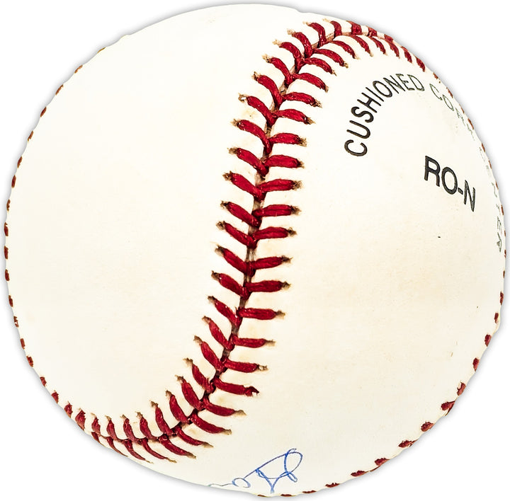 Gail Harris Signed Official NL Baseball New York Giants Beckett BAS QR #BM25167