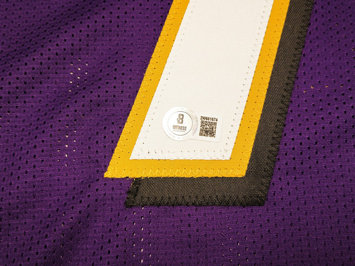 Baltimore Ravens Rashod Bateman Signed Purple Jersey Beckett Witness