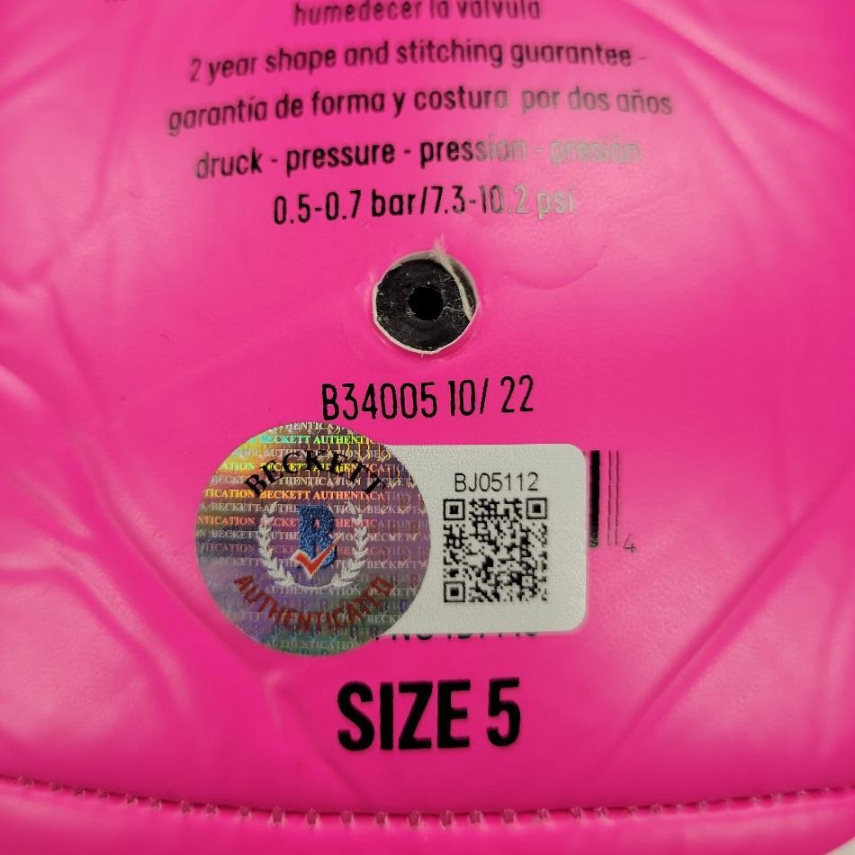 Giorgio Chiellini signed Adidas Soccer Ball LAFC Juventus autograph Beckett BAS