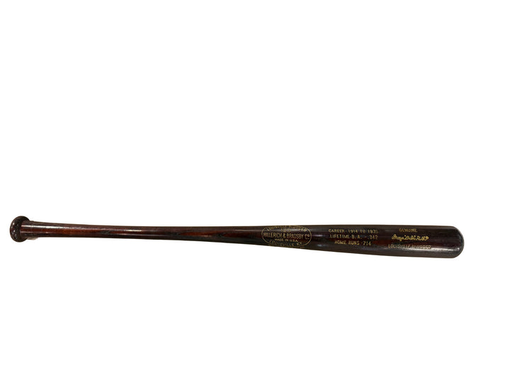 Babe Ruth Louisville Slugger Commemorative Career Stat Bat New York Yankees HOF