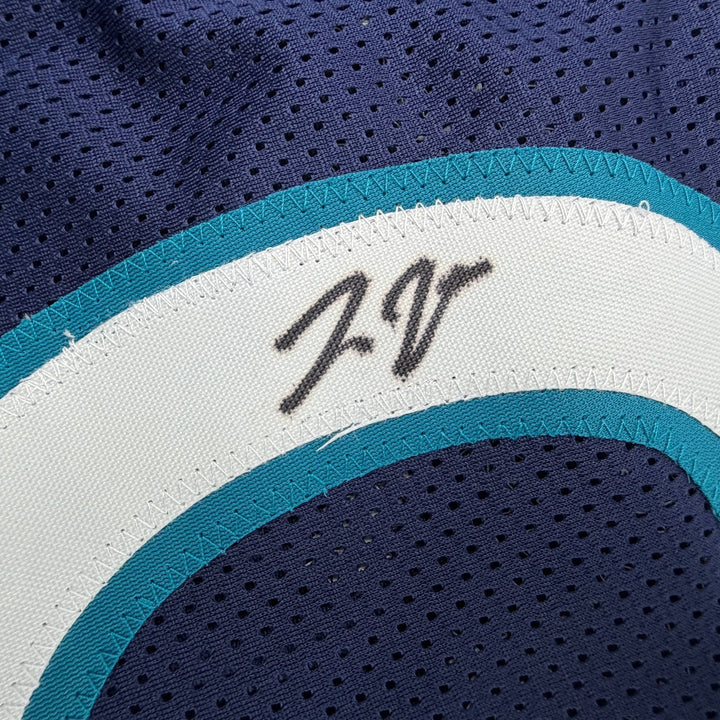 Autographed/Signed Donte Divincenzo Minnesota Blue Jersey Beckett BAS COA