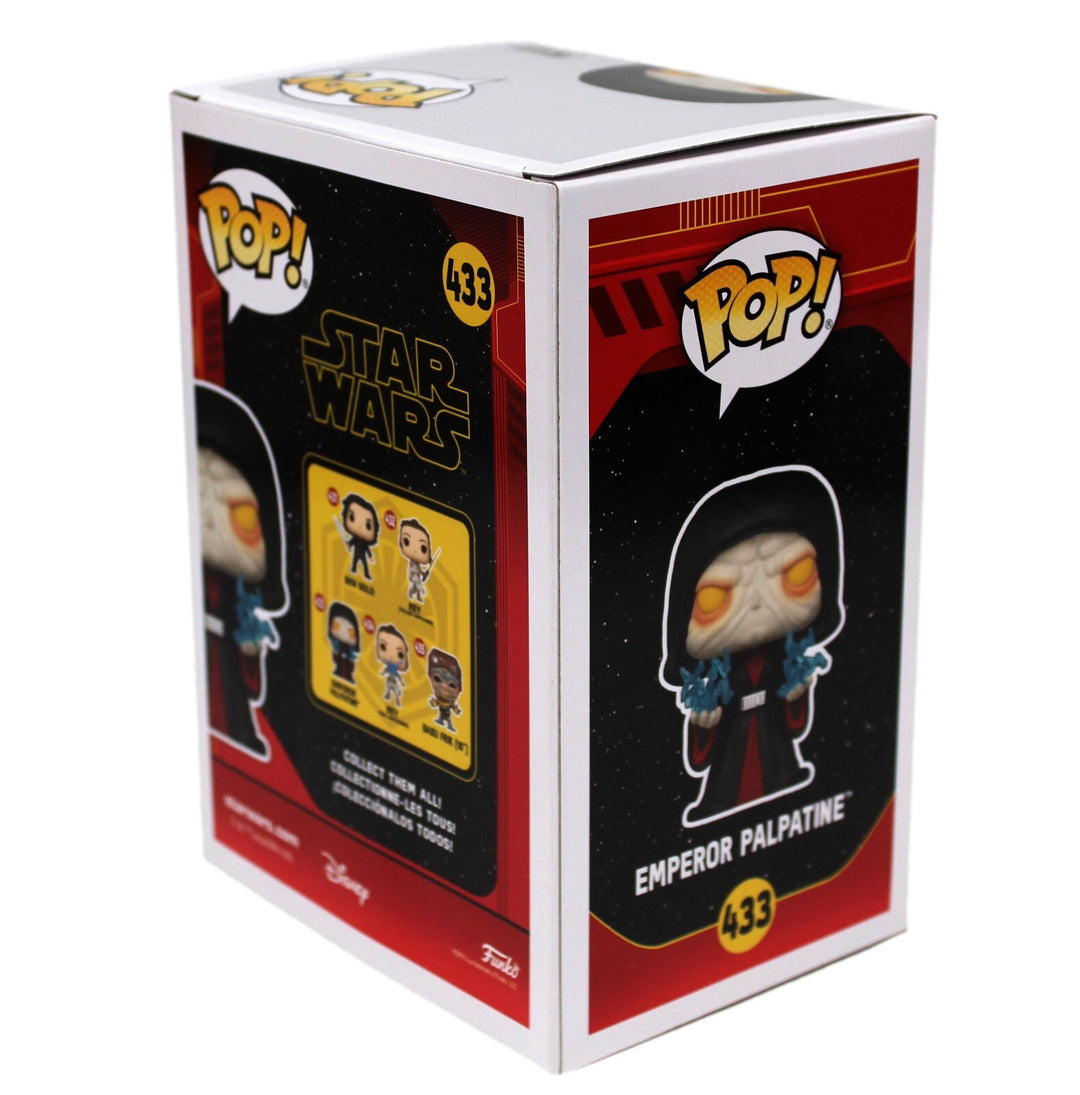 Ian McDiarmid Autographed Funko Pop Star Wars Emperor Palpatine 433 JSA IGM COA