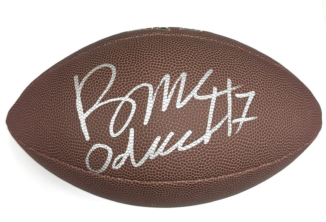 Rome Odunze signed Wilson Replica NFL Football Bears autograph (A) ~ Beckett BAS