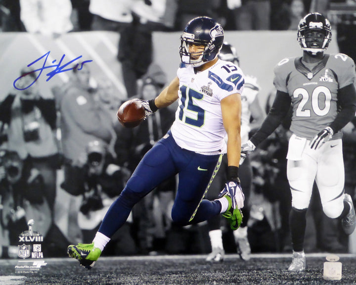 Jermaine Kearse Signed 16x20 Photo Seattle Seahawks SB XLVIII Spotlight MCS Holo