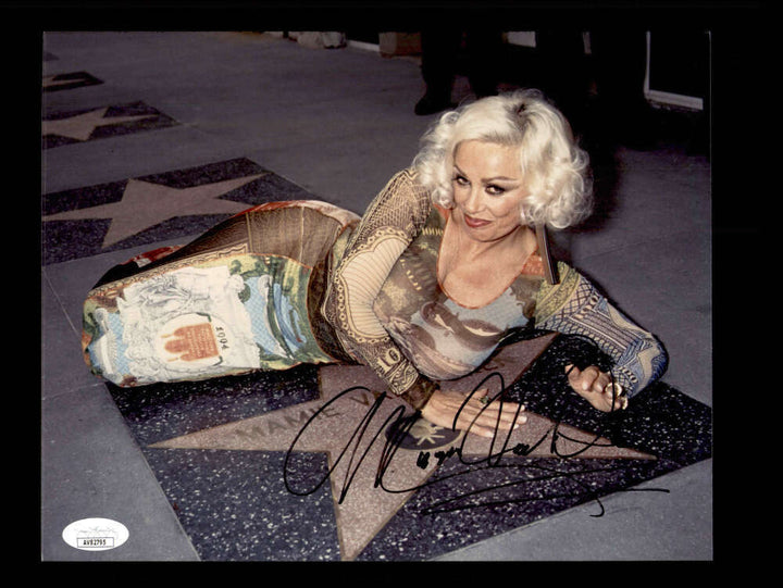 Mamie Van Doren JSA Coa Signed 8x10 Photograph Autograph