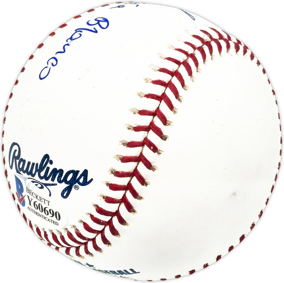 Ronald Acuna Jr. Signed MLB Baseball Atlanta Braves Full Name Beckett #Y60690