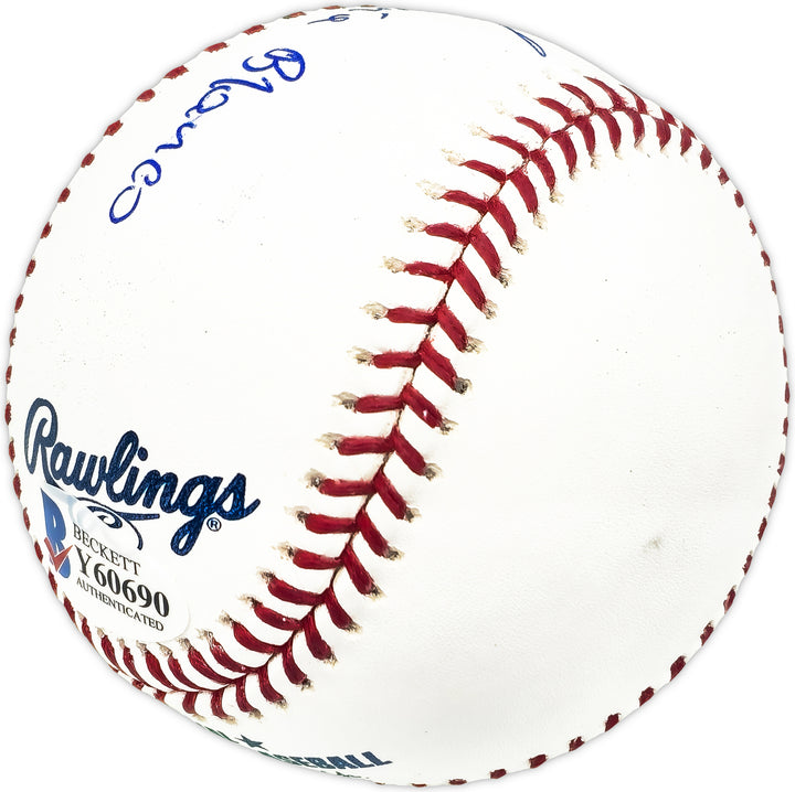 Ronald Acuna Jr. Signed MLB Baseball Atlanta Braves Full Name Beckett #Y60690