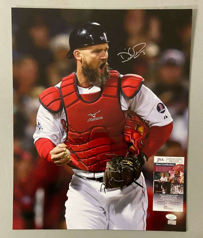 David Ross JSA Coa Autograph Hand Signed 16x20 Photo Cubs