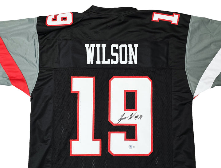 Texas Tech Red Raiders Tyree Wilson Autographed Signed Black Jersey Beckett Wit