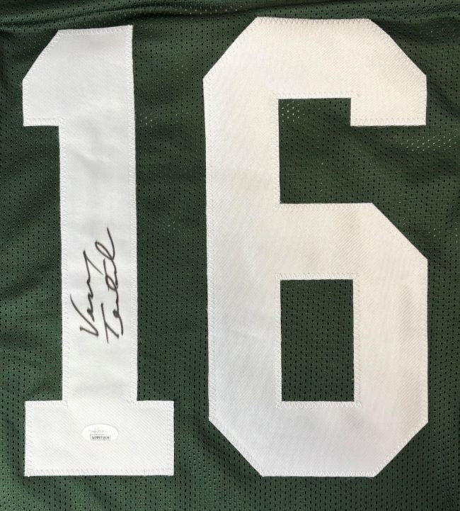 Vinny Testaverde New York Signed Green Football Jersey JSA Hologram