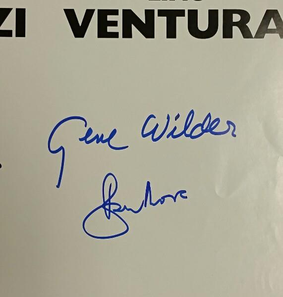 GENE WILDER & ROGER MOORE Signed SUNDAY LOVERS Original  27x40 Movie Poster PSA