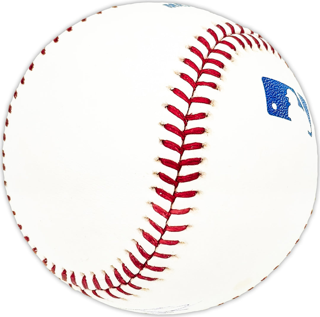 Chuck Stevens Autographed MLB Baseball St. Louis Browns Beckett QR #BM25526