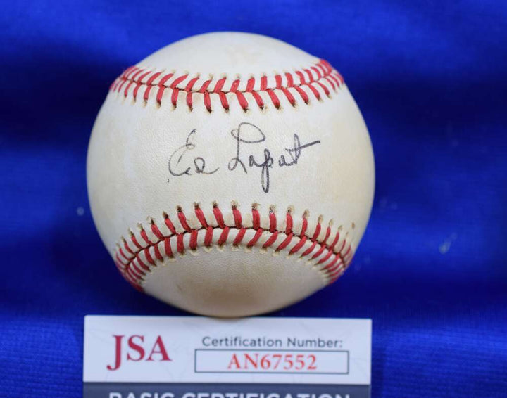 Ed Lopat JSA Cert Signed American League OAL Autograph Baseball