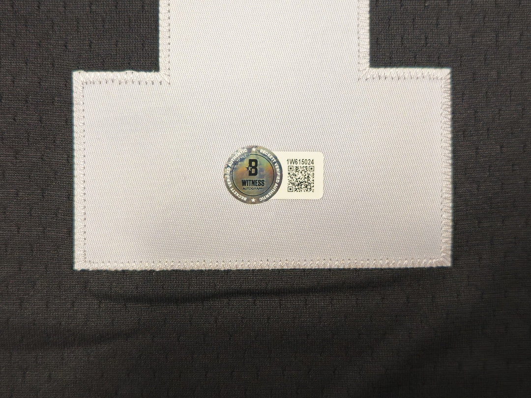 Raiders Bo Jackson Auto Black Authentic Mitchell Ness Throwback Jersey Sz XL BAS