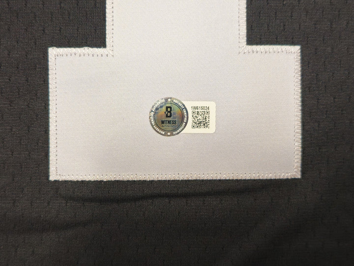 Raiders Bo Jackson Auto Black Authentic Mitchell Ness Throwback Jersey Sz XL BAS