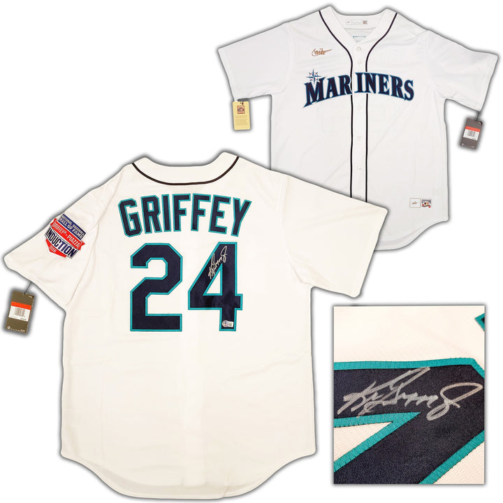 Seattle Mariners Ken Griffey Jr. Signed White Nike Cooperstown Edition Jersey