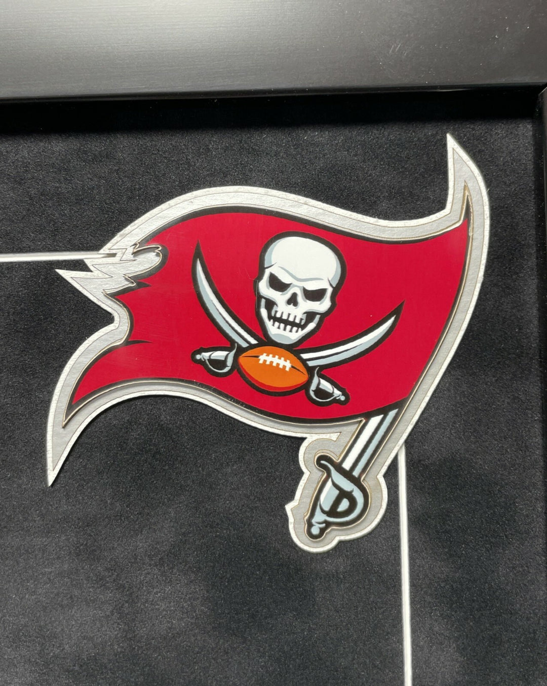 Tom Brady Autographed Tampa Bay Buccaneers Framed White Jersey Fanatics Signed