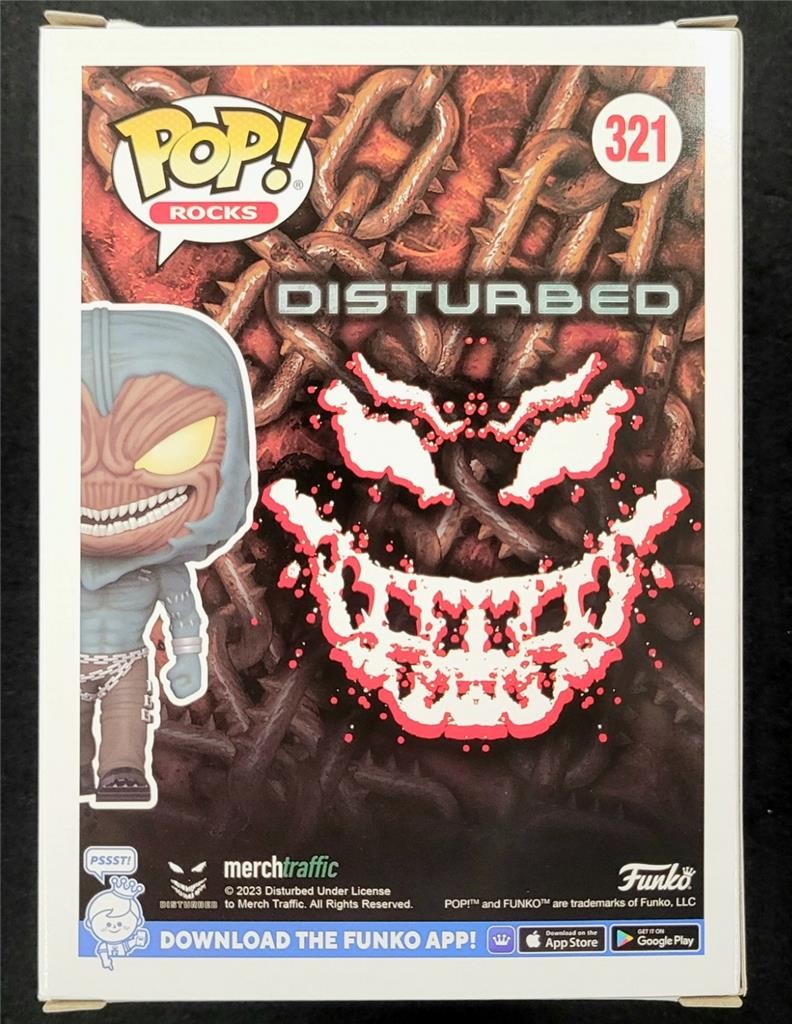 David Draiman signed Disturbed The Guy Funko Pop! 321 vocalist autograph ~ JSA