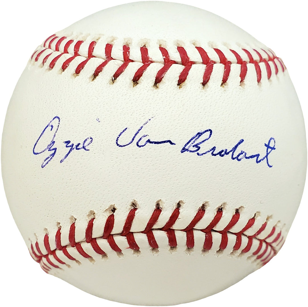 Ozzie Van Brabant Signed MLB Baseball Philadelphia A's Beckett #V68197