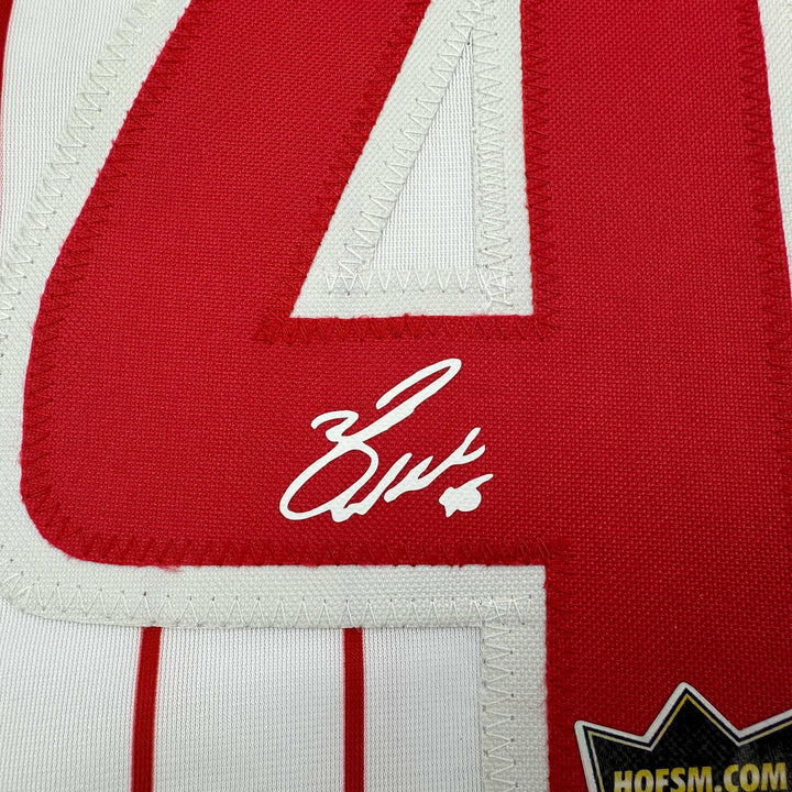 Facsimile Autographed Zack Wheeler Philadelphia Pinstripe Reprint Jersey Mens XL