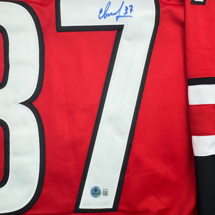 Autographed/Signed Andrei Svechnikov Carolina Red Jersey Beckett BAS COA