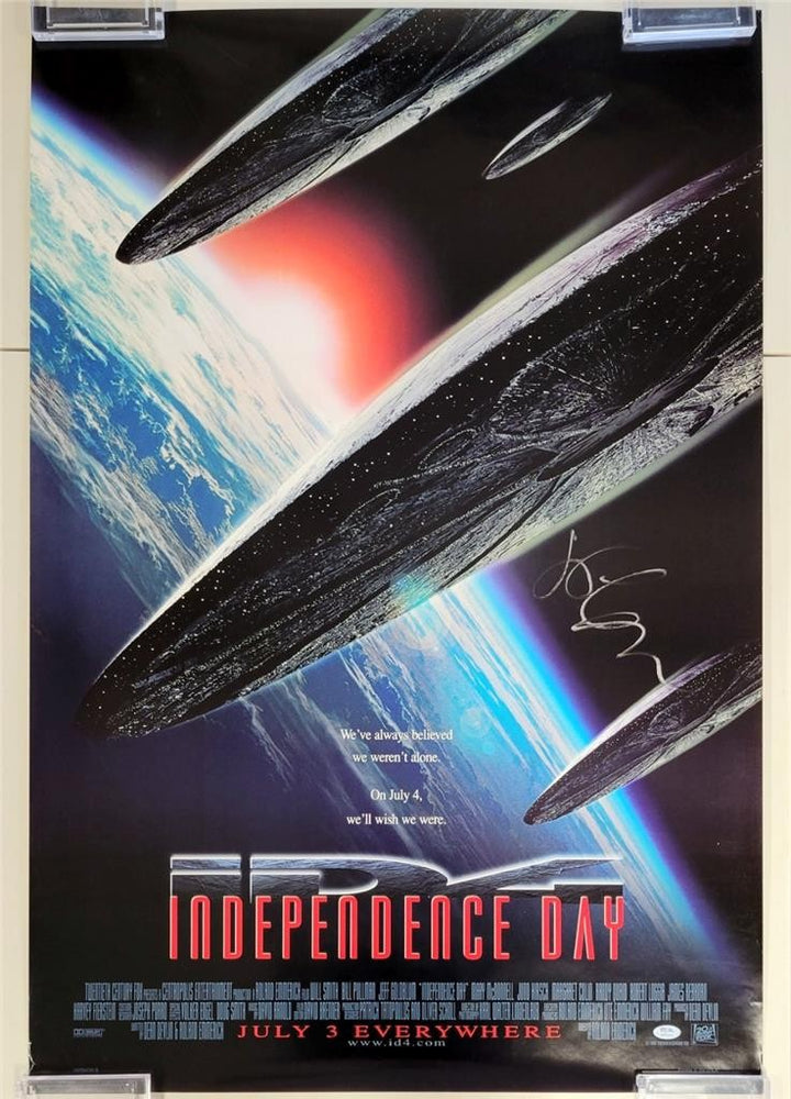 Jeff Goldblum signed Independence Day 24x36 Full Movie Poster autograph ~ PSA