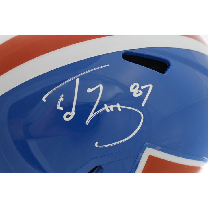 Ed McCaffrey Rod Smith Autographed Denver Broncos F/S 75-96 Helmet Beckett 56359