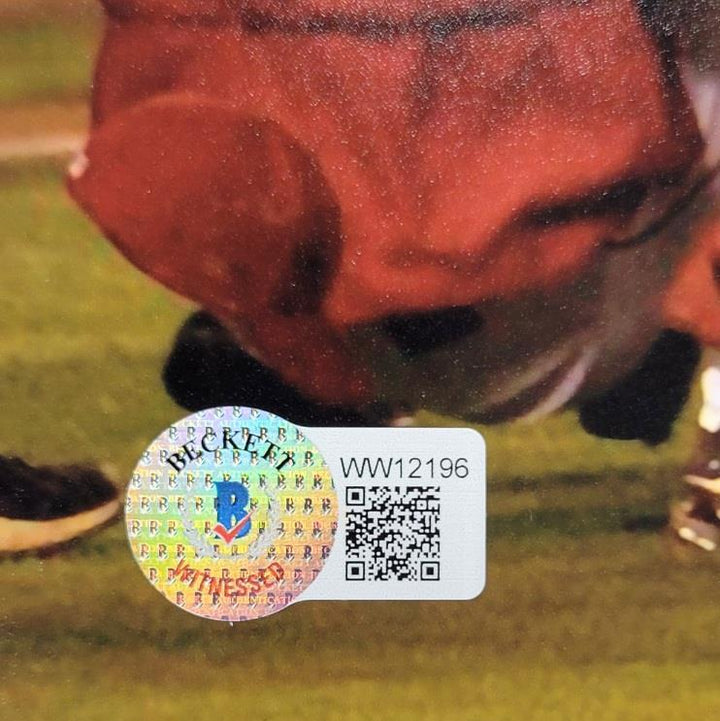 Scott Spiezio signed Angels 2002 World Series 11x14 photo autograph Beckett BAS